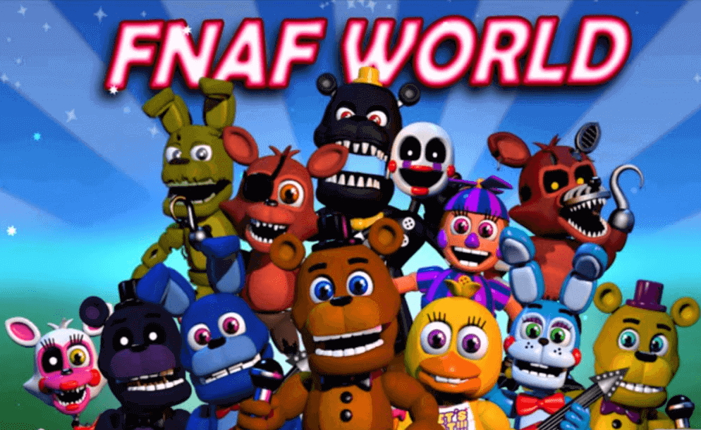 How to play fnaf world